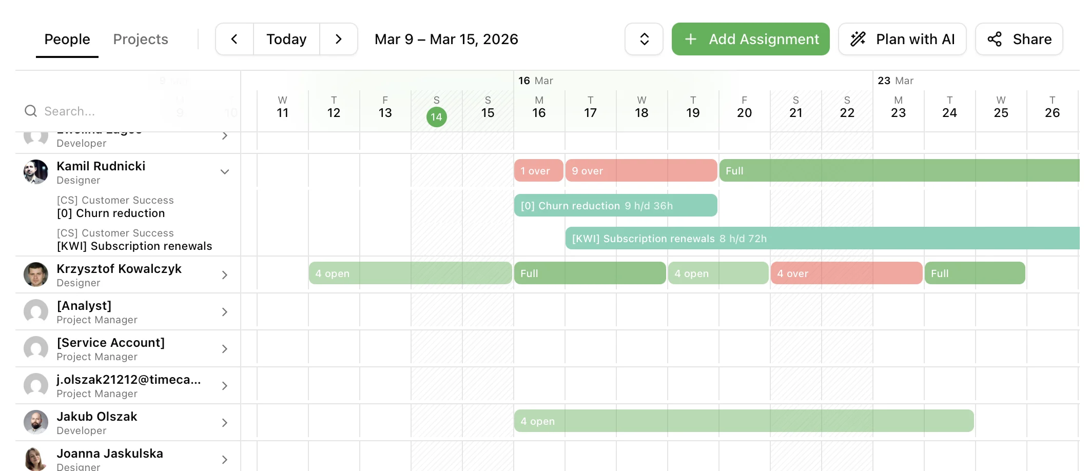 Planner (Schedule Forecast) screenshot 1 of 2